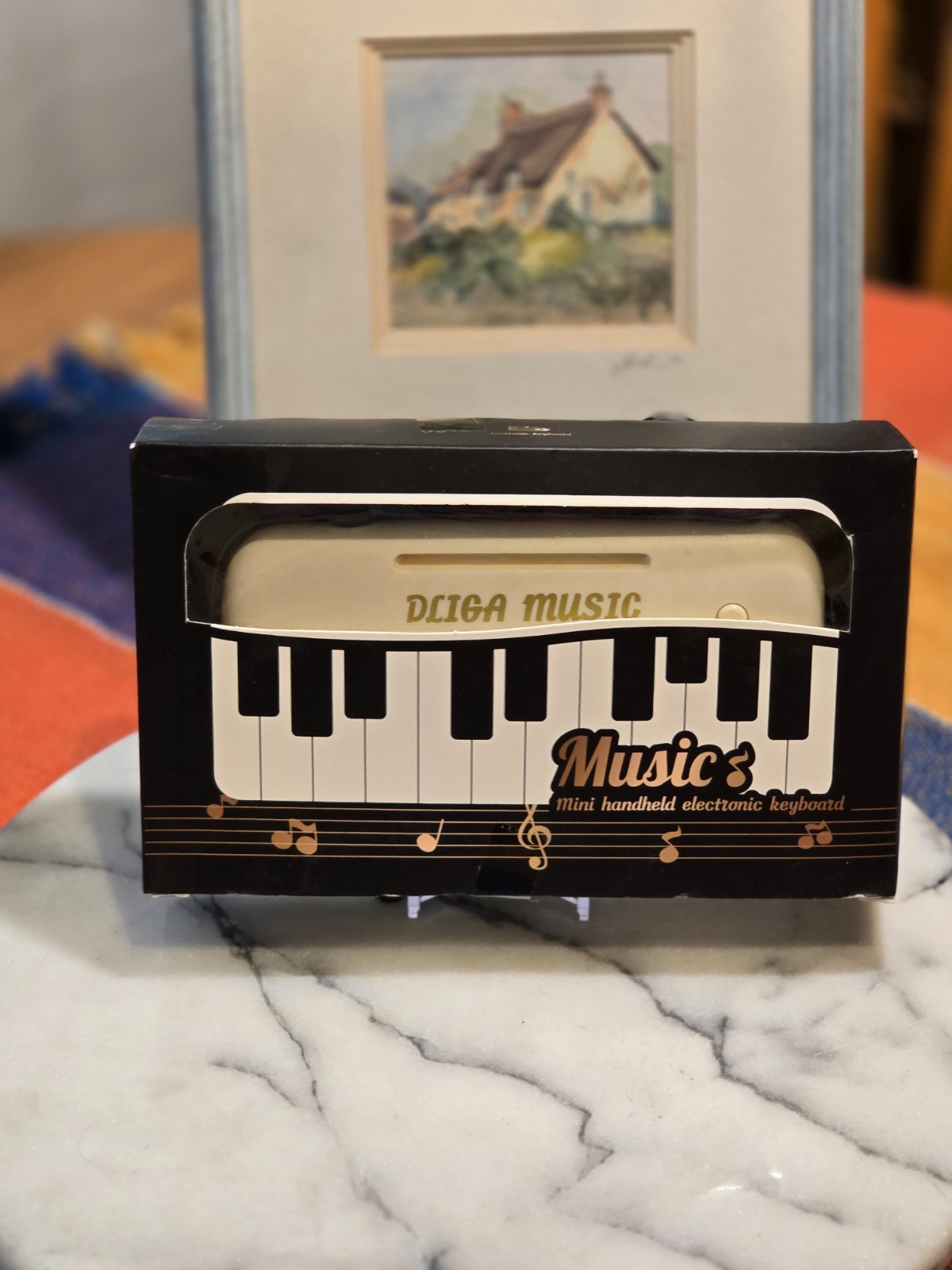 Dliga Music Mini Handheld Electronic Keyboard Pocket Piano Kids Toy New Sealed