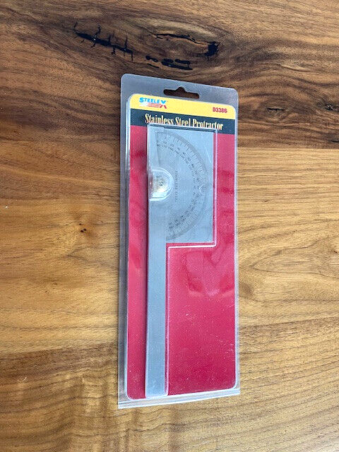 Steelex Stainless Steel Protractor