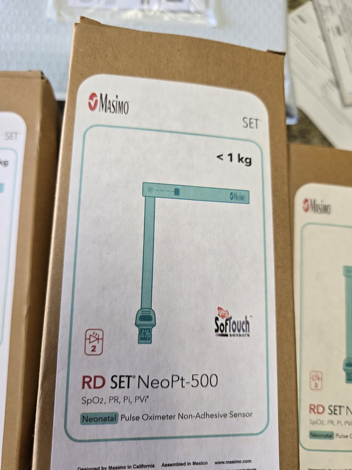 Masimo RD Set NeoPt-500 Infant Pulse 4005 Non-Adhesive Sensor 20bx