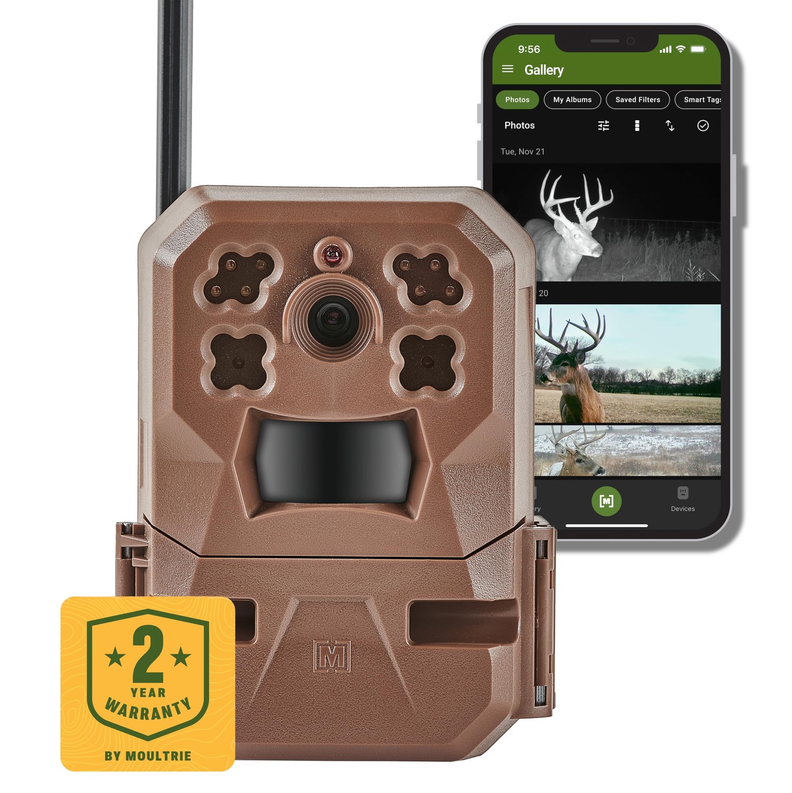 Moultrie Edge Cellular Trail Camera - 33MP, Built-in Memory