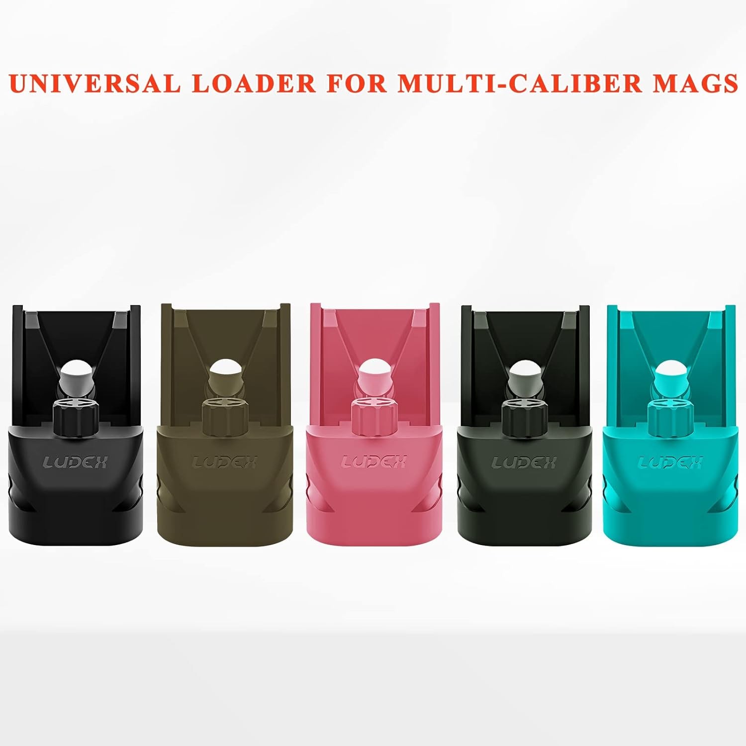 Ludex Universal Pistol Speed Loader, Mag Reloader for 9mm Luger 10mm .40S&W .45A
