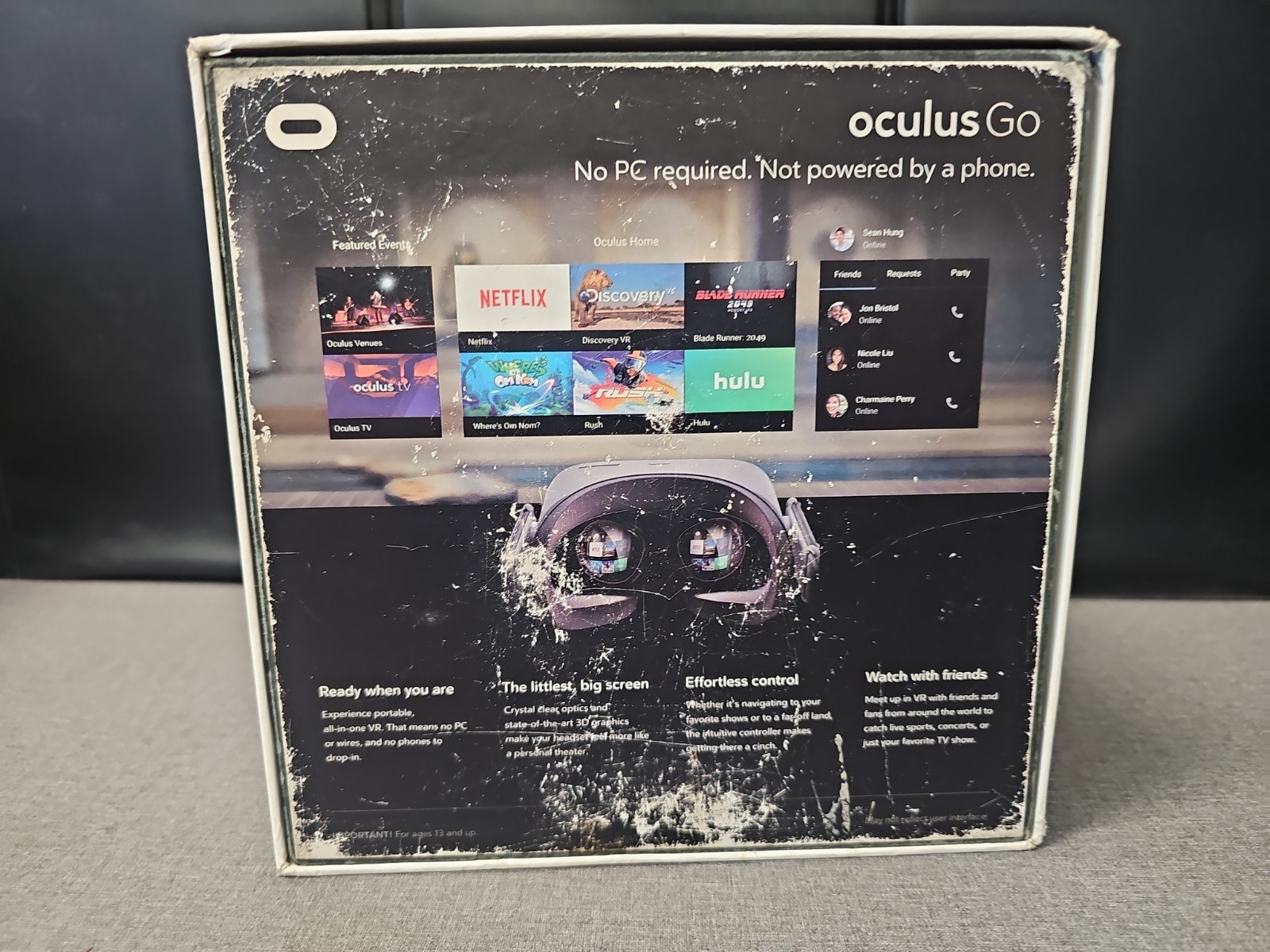 Oculus Go 32GB Standalone Virtual Reality Headset MH-A32 - No Controller - W/BOX