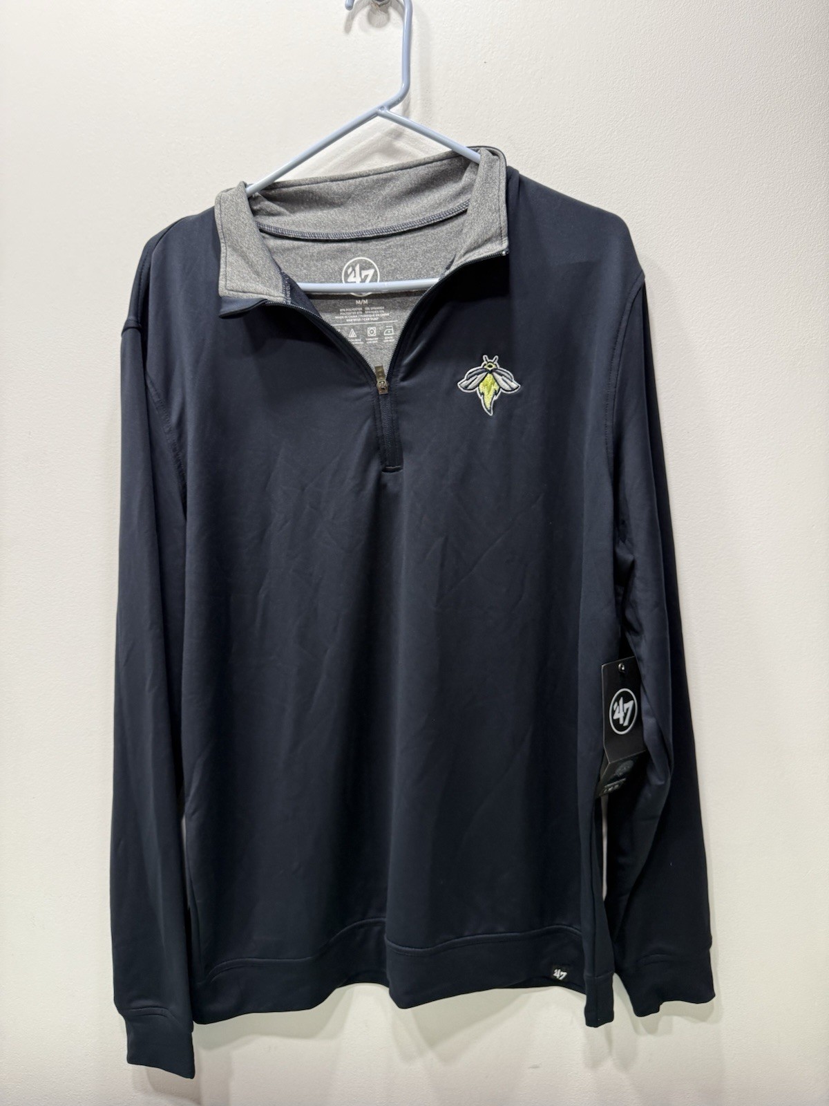 Columbia Fireflies Minor League S.C ‘47 Brand Long Sleeve Quarter Zip Shirt Sz M