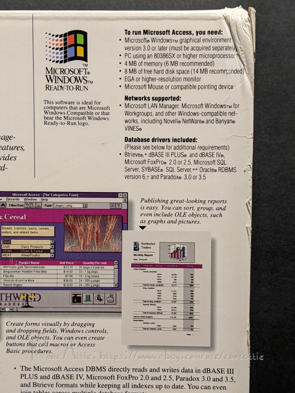 Microsoft Access Version 1.1 1993: User Guide / Language Reference / Programming