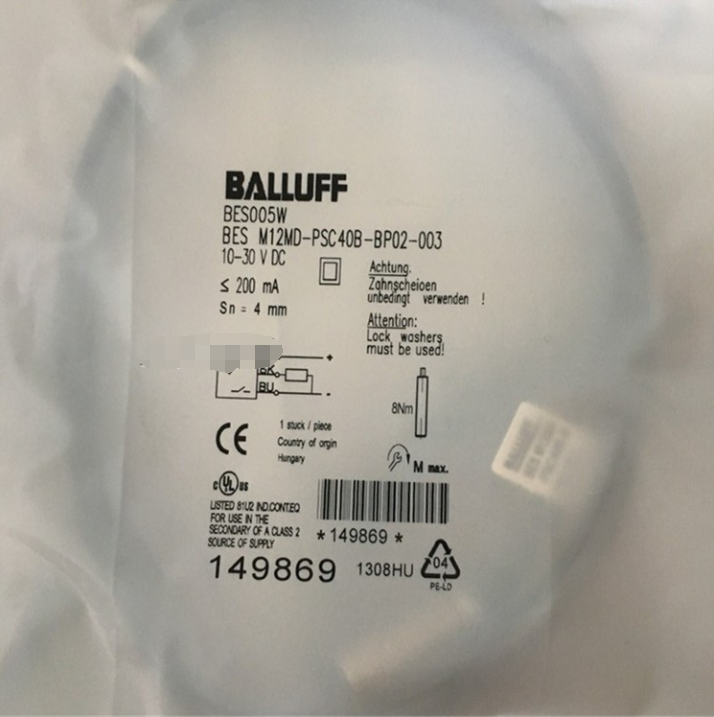 New Balluff BES M12MD-PSC40B-BP02-003 Sensor #AT