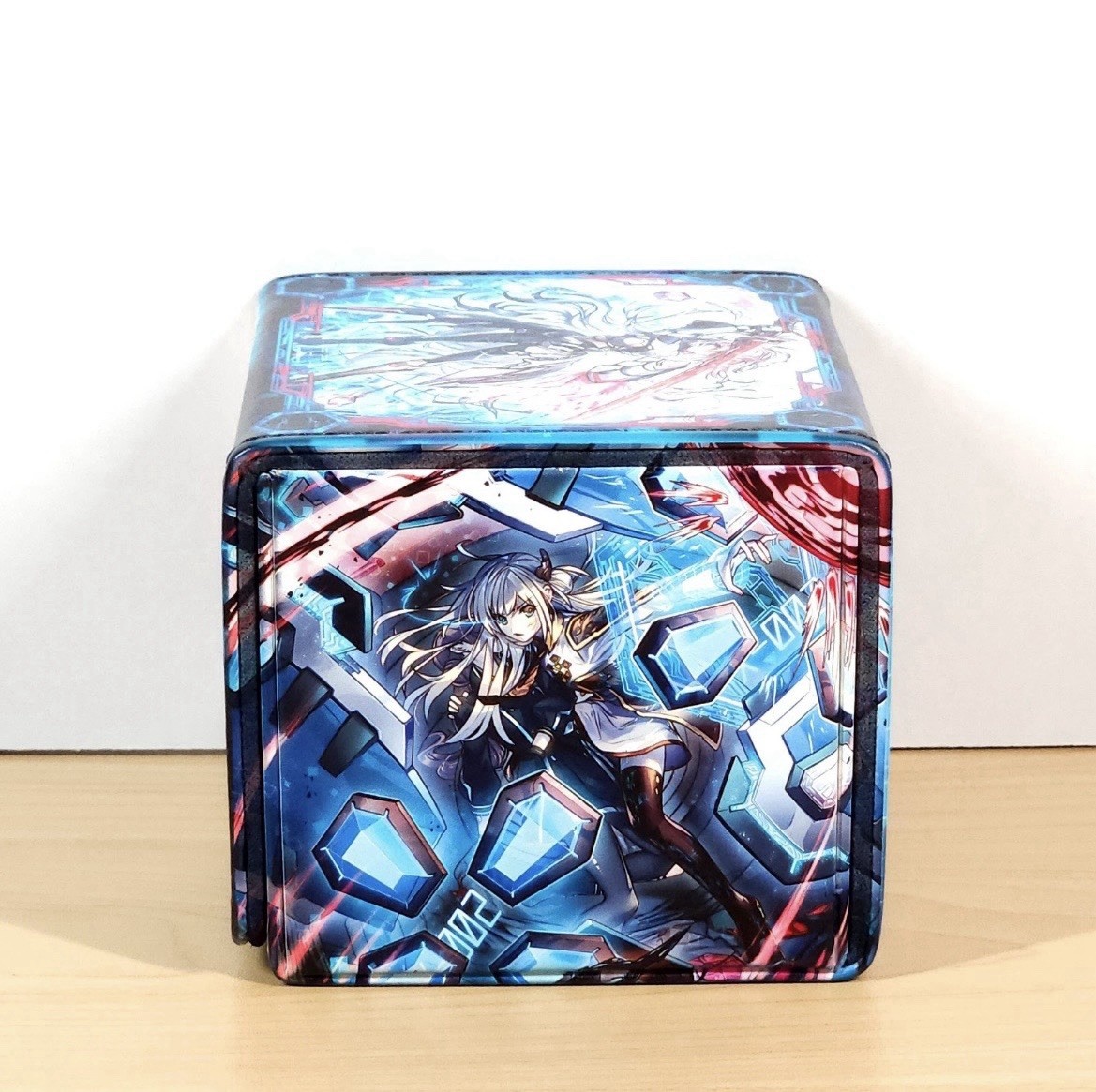 Sky Striker Card Deck Box - PU Leather - TCG/CCG Storage Box -