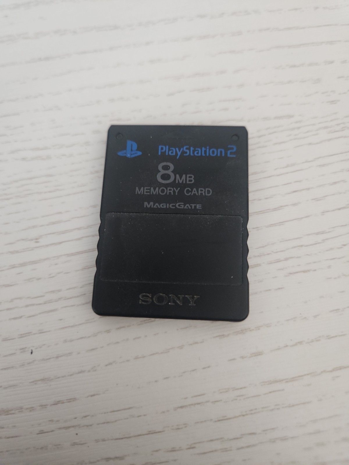 Sony Playstation 2 PS2 Official, Black 8mb Memory Card Genuine/ SCPH 10020
