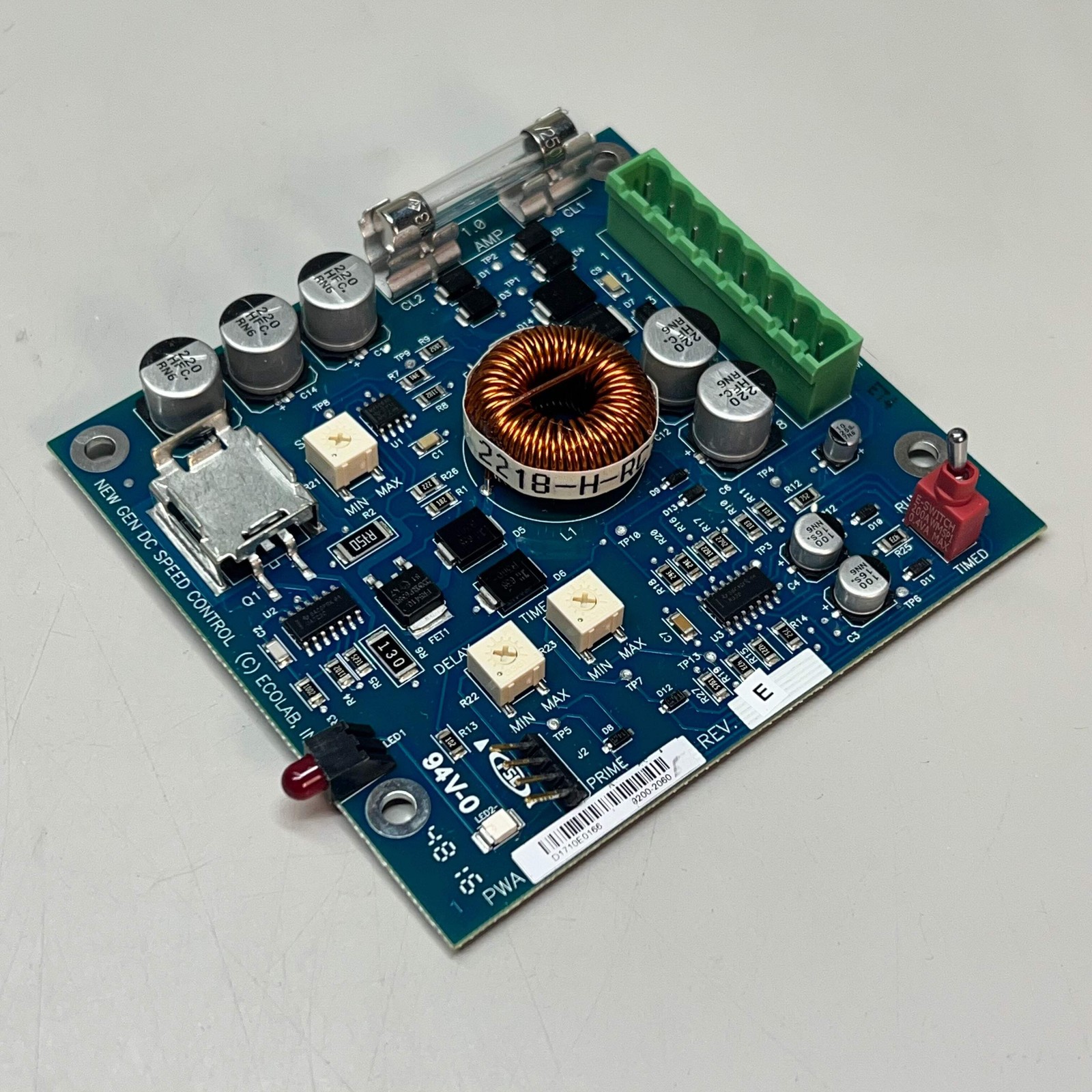 ECOLAB E New Gen DC Speed Control PCB 9200-2060 REV (New Open Box)