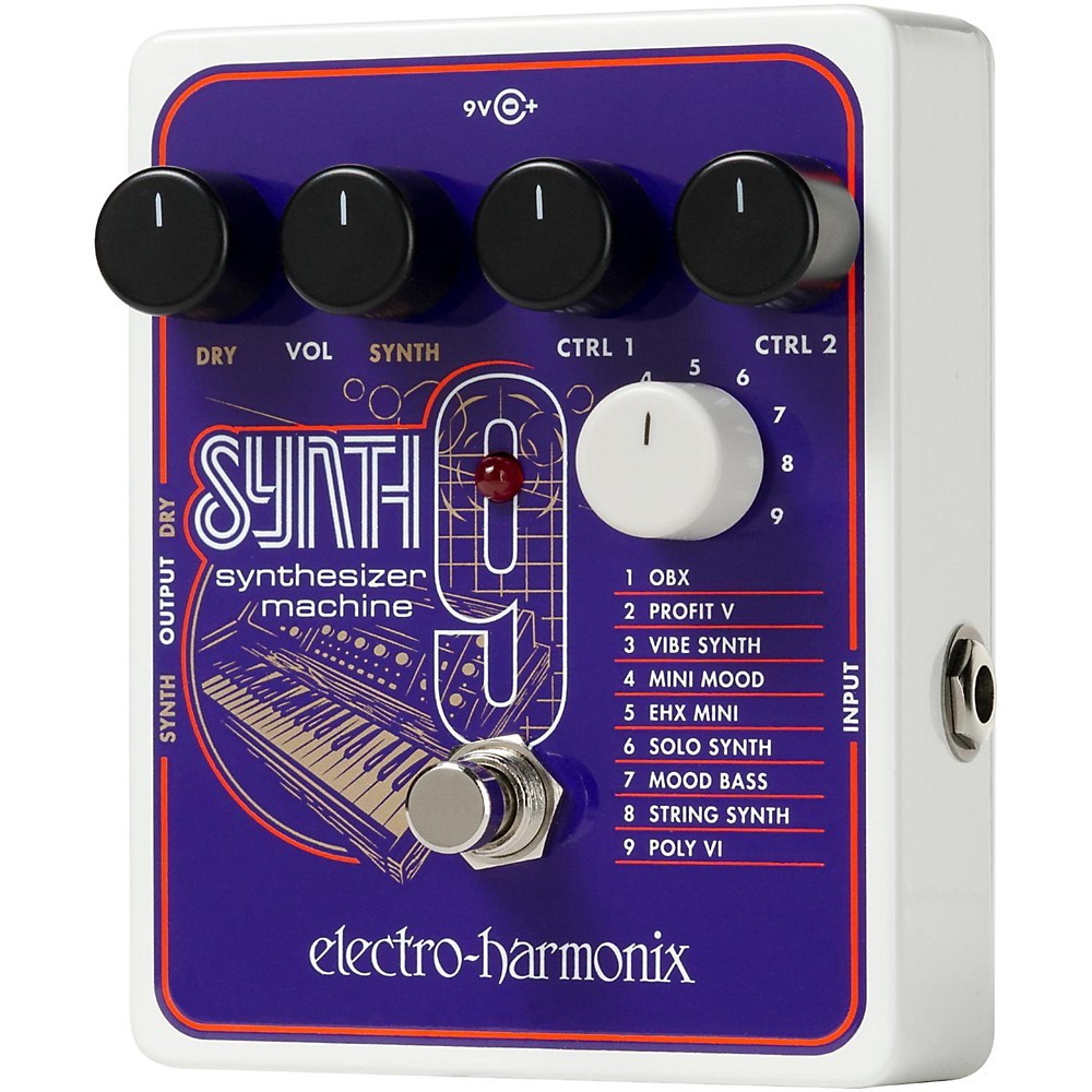 ElectroHarmonix SYNTH9 Synthesizer Machine Pedal