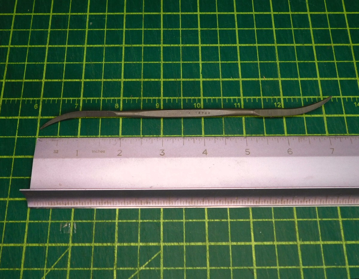 GROBET VALLORBE SWISS Die Maker's Riffler Silversmith Jeweler #700 7-1/8" Cut 0