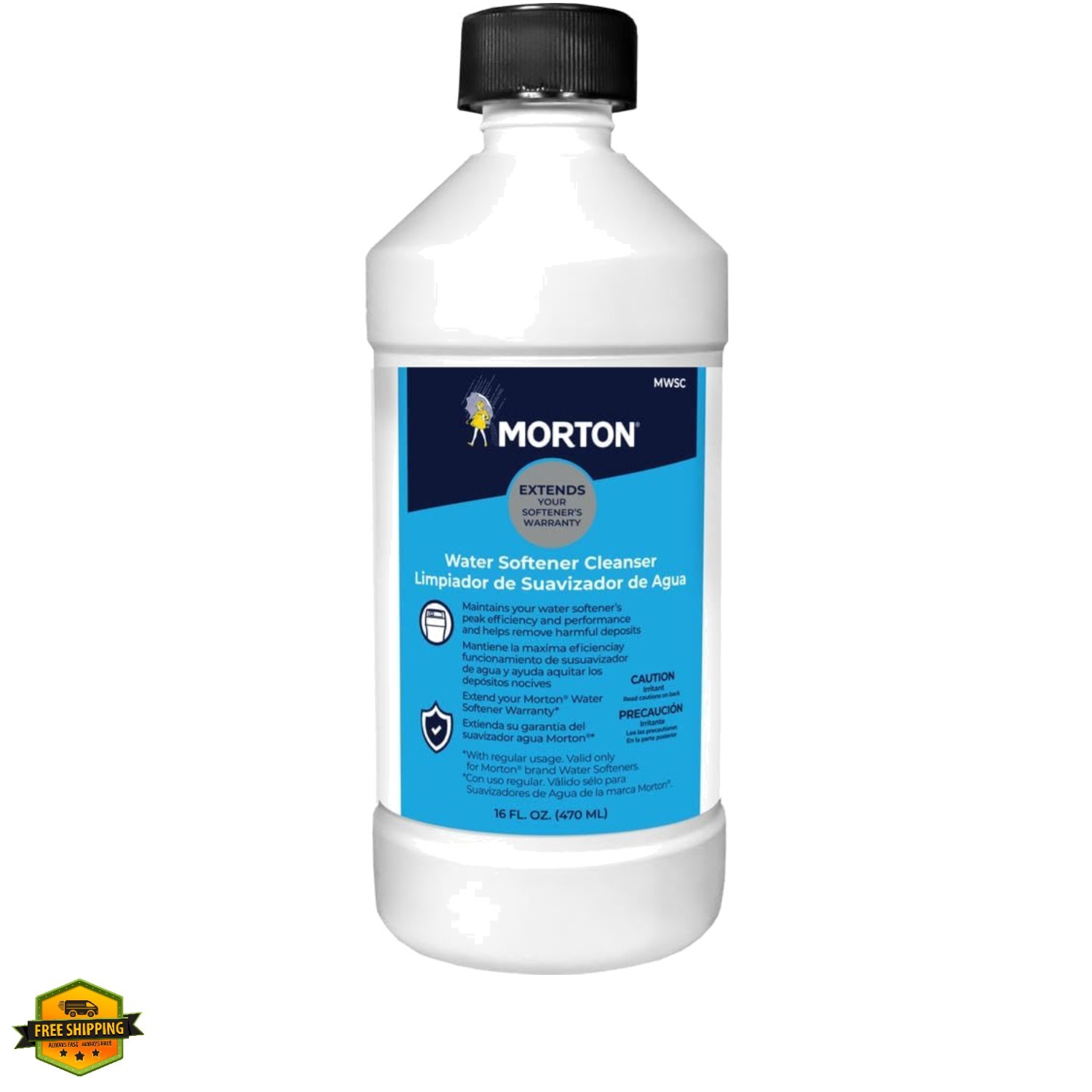Universal Water Softener Cleanser – Removes Iron, Sediment & Rust Buildup – C...