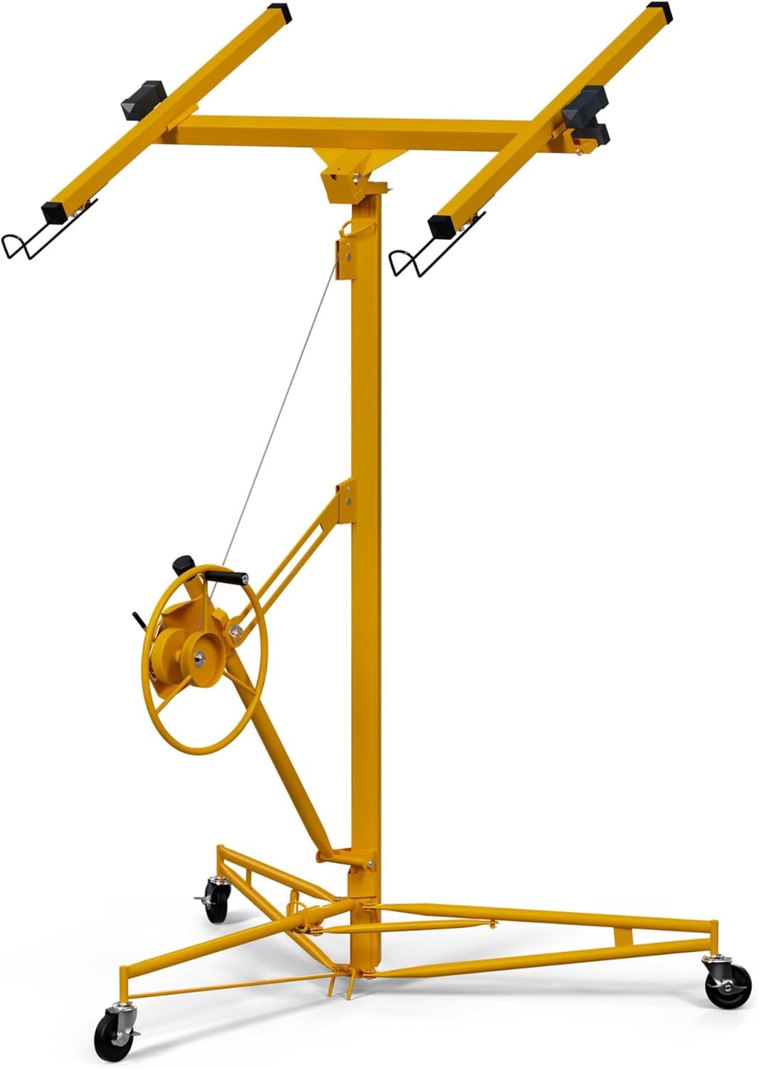 GRAVEE 11FT Drywall Lift Panel Hoist Sheetrock Plasterboard Jack Rolling Tool US