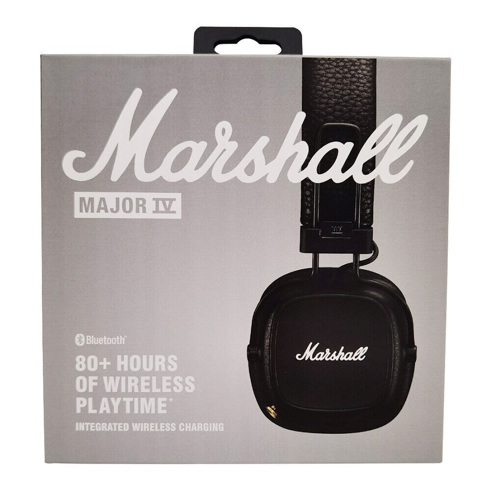 New Marshall - Major IV Bluetooth Headphone with wireless charging Black