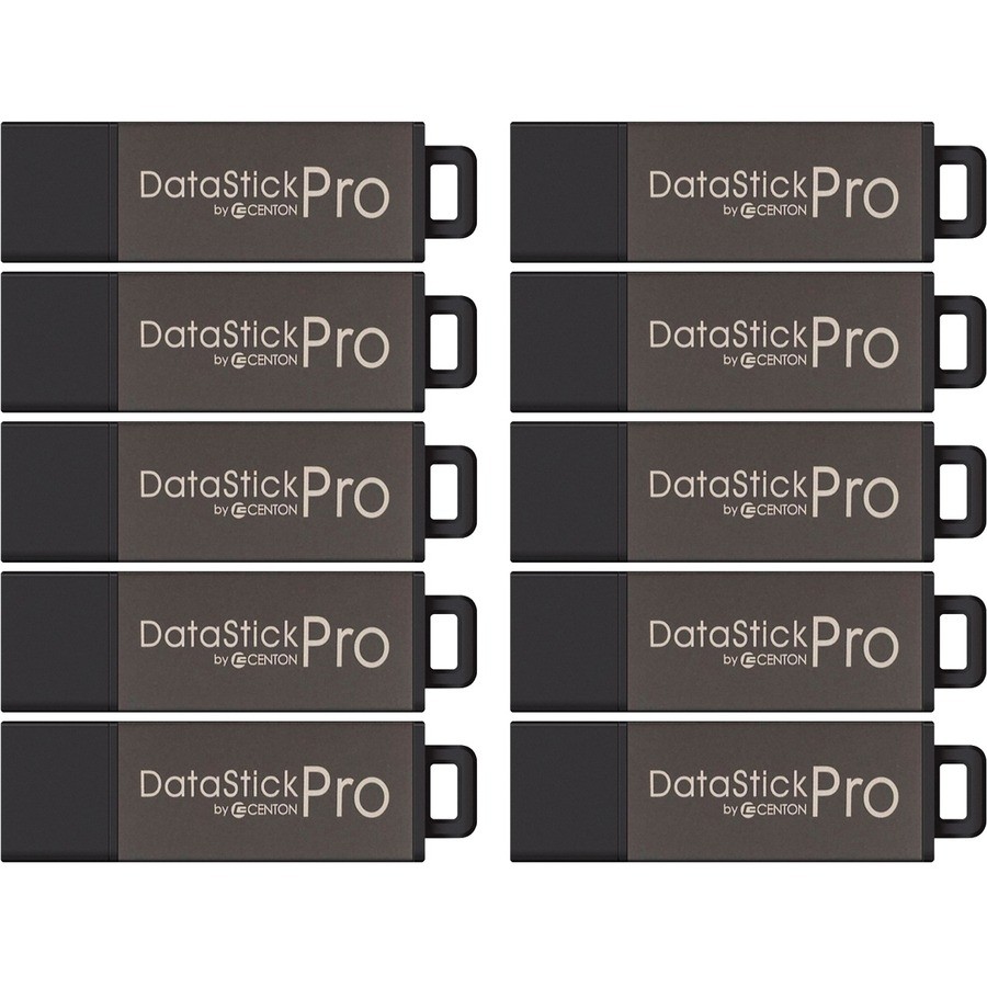 Centon 2GB DataStick Pro USB 2.0 Flash Drive 10 Pack