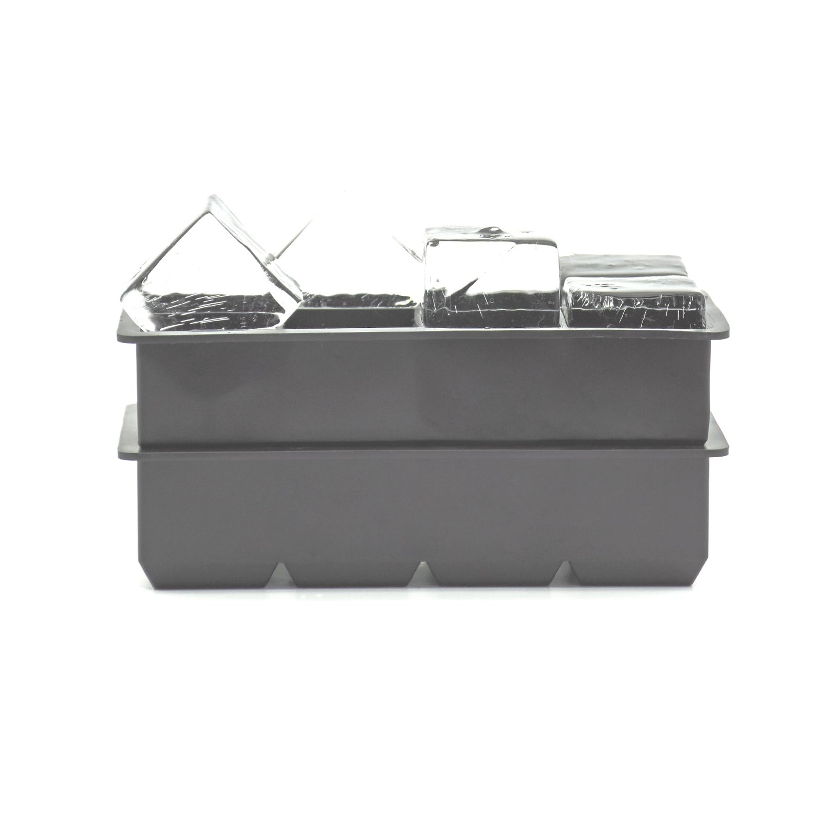 Large Ice Cube Trays 2 Pack,Big Ice Cube Molds with Removable Lids,Easy Relea...