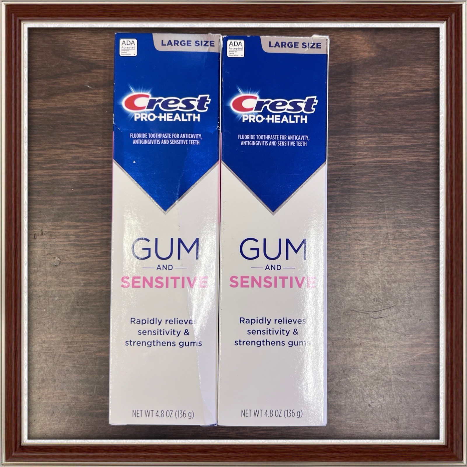 2X Crest Pro-Health Sensitive & Gum Toothpaste- All Day Protection - New Look!
