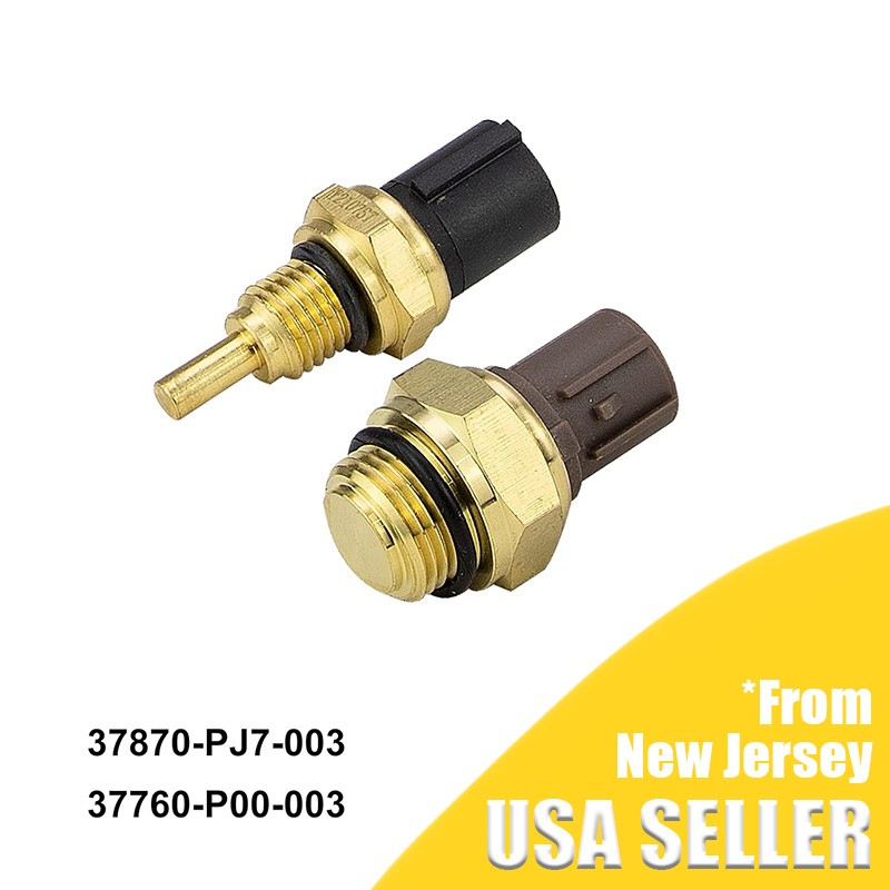 2* Engine Coolant Fan Sensor Radiator Switch w Integra RSX Accord Civic CR-V
