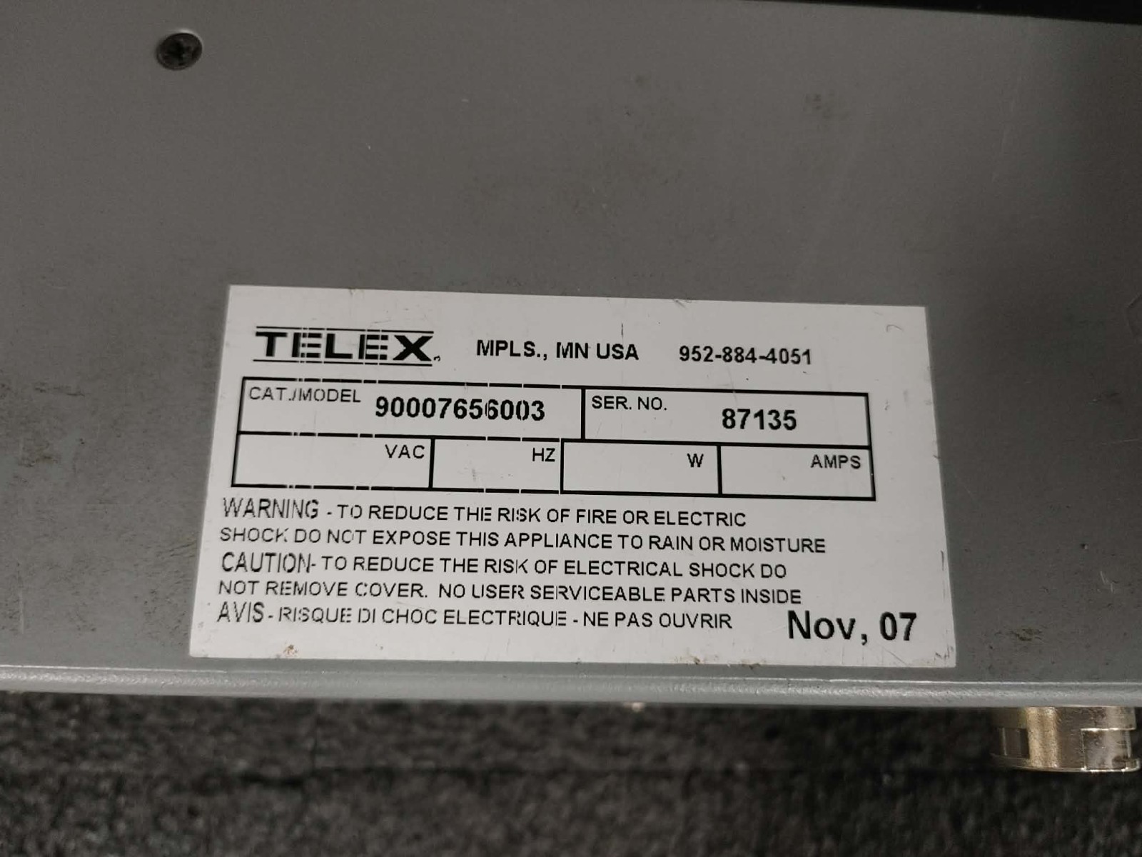 Telex RTS 90007656003 KP-32/16 Professional Broadcast Intercom Control Panel