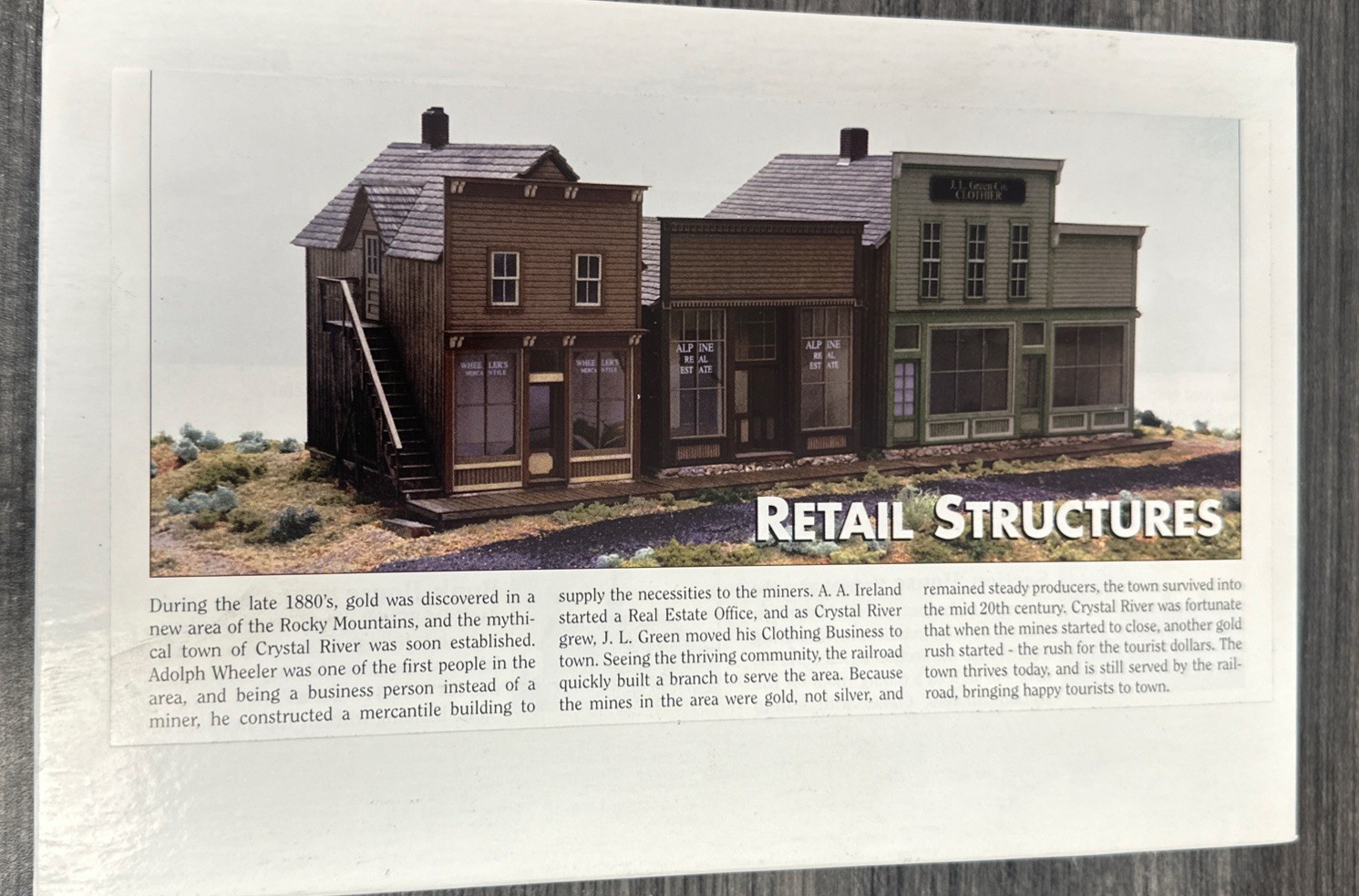 Crystal River Products HO Kit 103-11 Alpine Real Estate 1:87 NIB