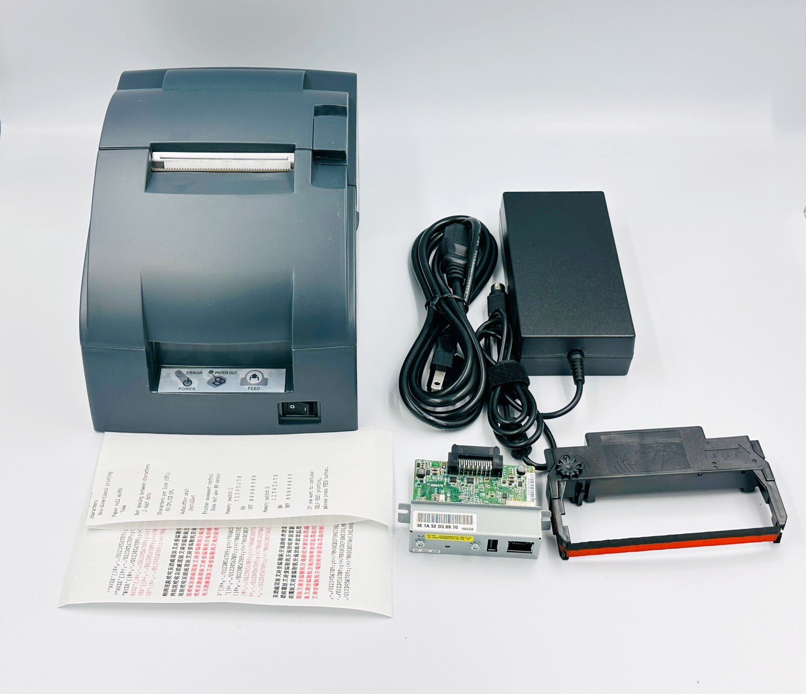 Epson TM-U220B M188B Receipt Printer Ribbon Network Ethernet-E04 Ship It Today