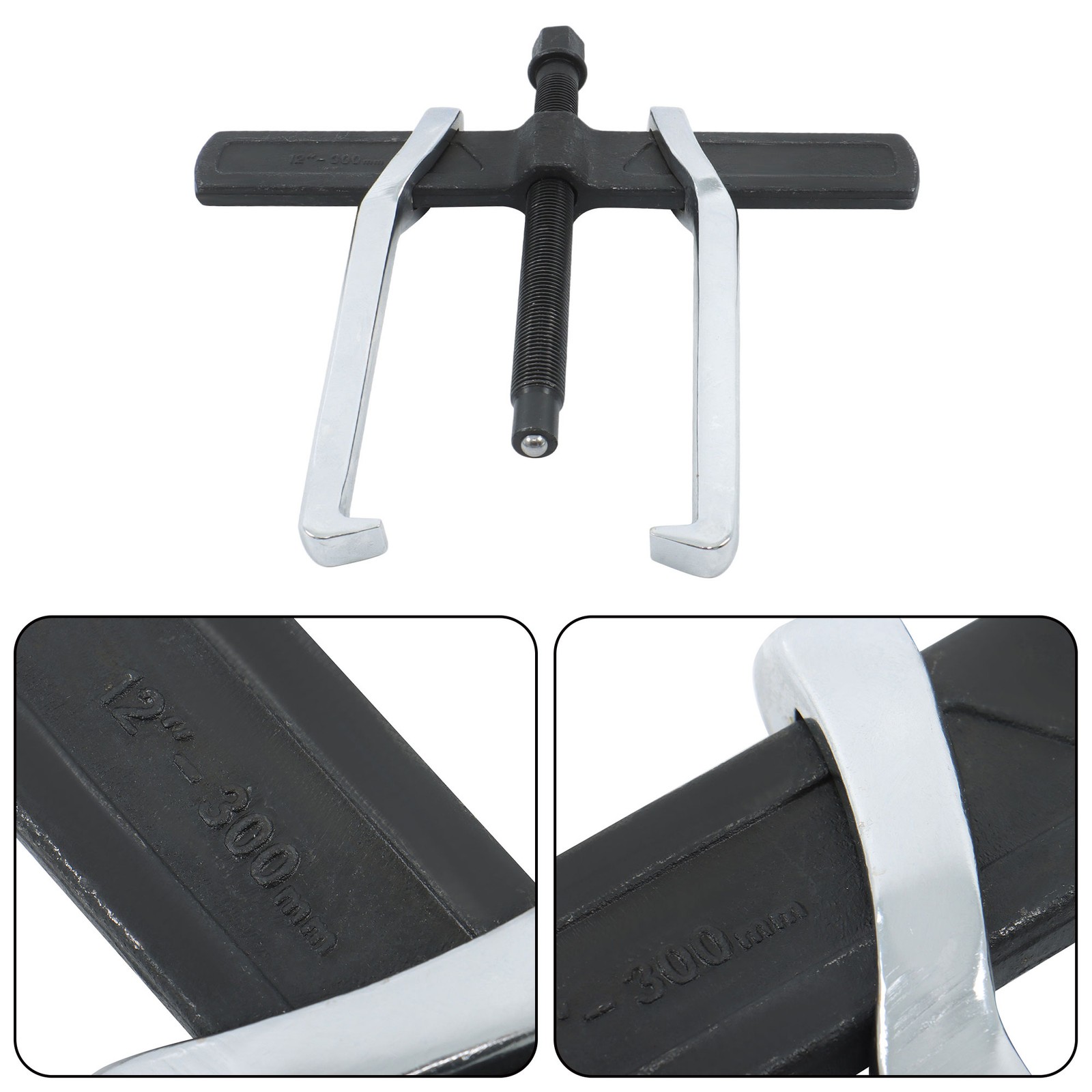 12in 2 Jaw Bearing Puller Remover Fit for Removal Bearing Gears Pulley Flywheel