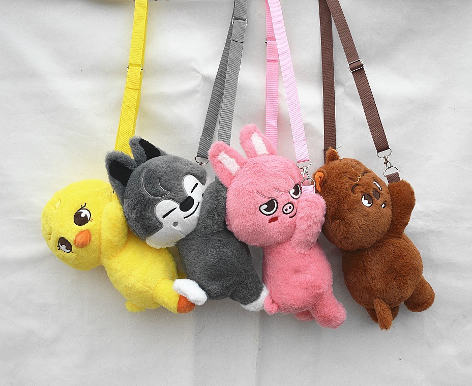 SKZOO Plush Doll Crossbody bag STRAY KIDS Hwang Hyun-jin BANGCHAN Doll Bag Gift