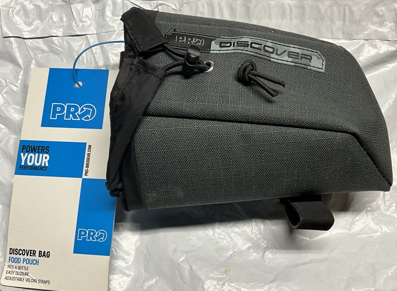 Shimano PRO Discover Bottle / Food Pouch Bag. Gravel, Adjustable, Waterproof