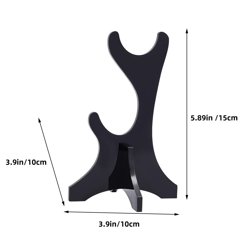 Desktop Sword Display Stand 2Pcs Acrylic For Preventing Items From Falling