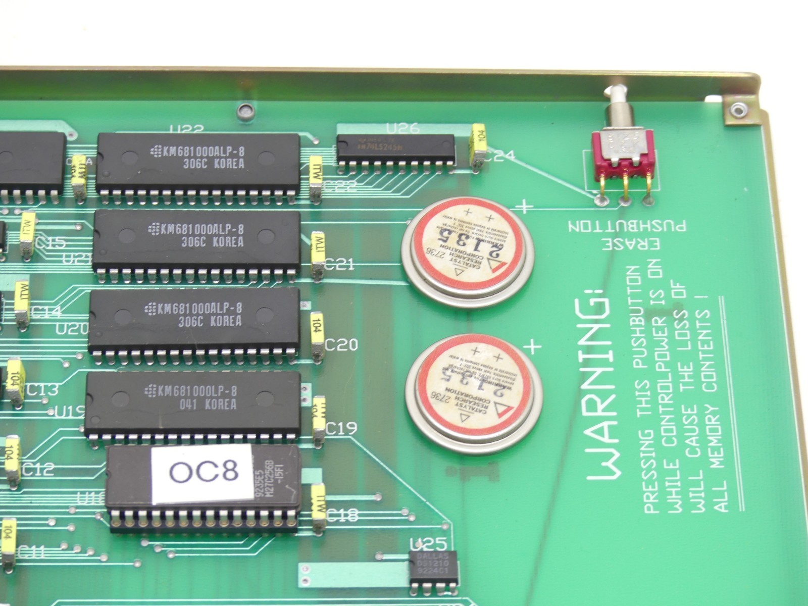 Tulip Electronics Fanram-1 Rev. A 1280 Meter Version Memory Board
