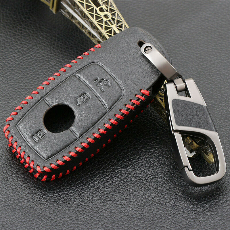 1X PU Leather Case Cover Holder Fit for Mercedes Benz New E Class E200 E260 2018