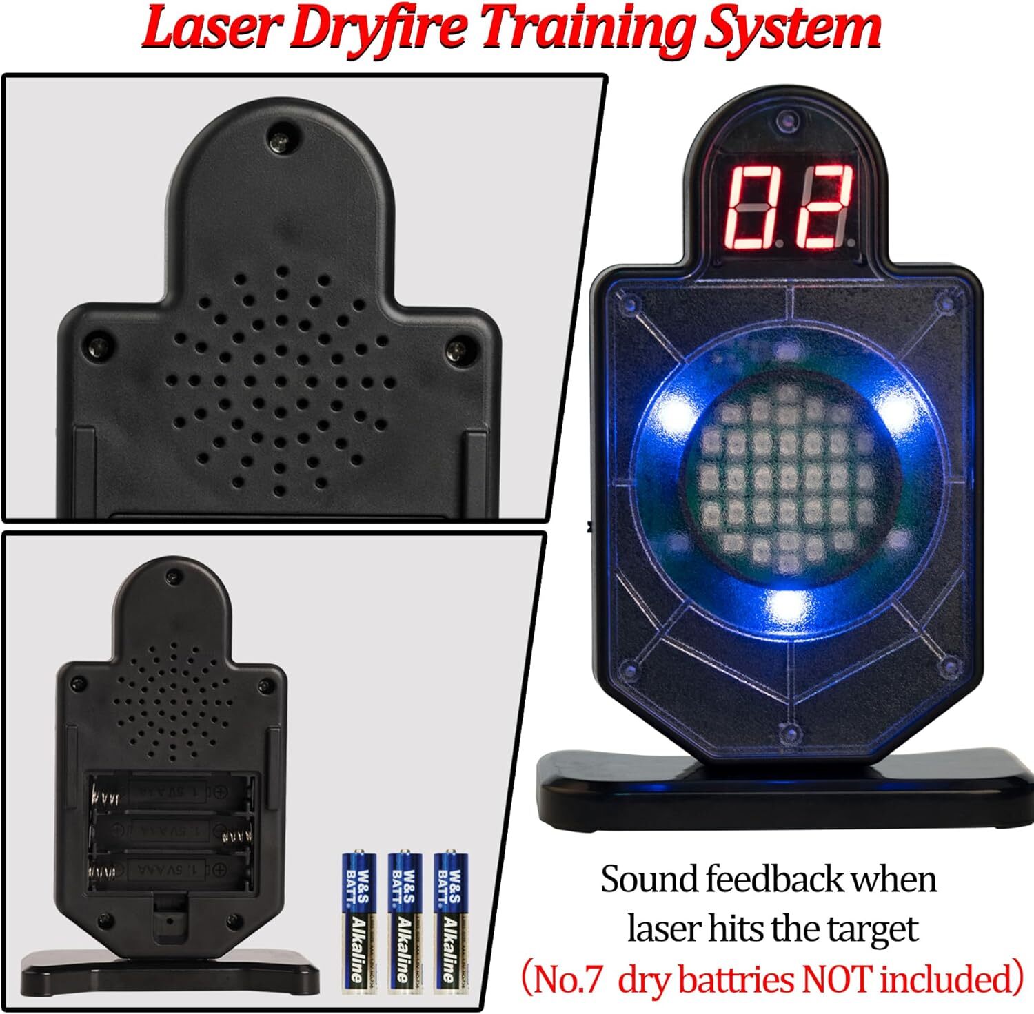 Laser Training System for Dry Fire Practice&Electronic Laser Trainer Target US