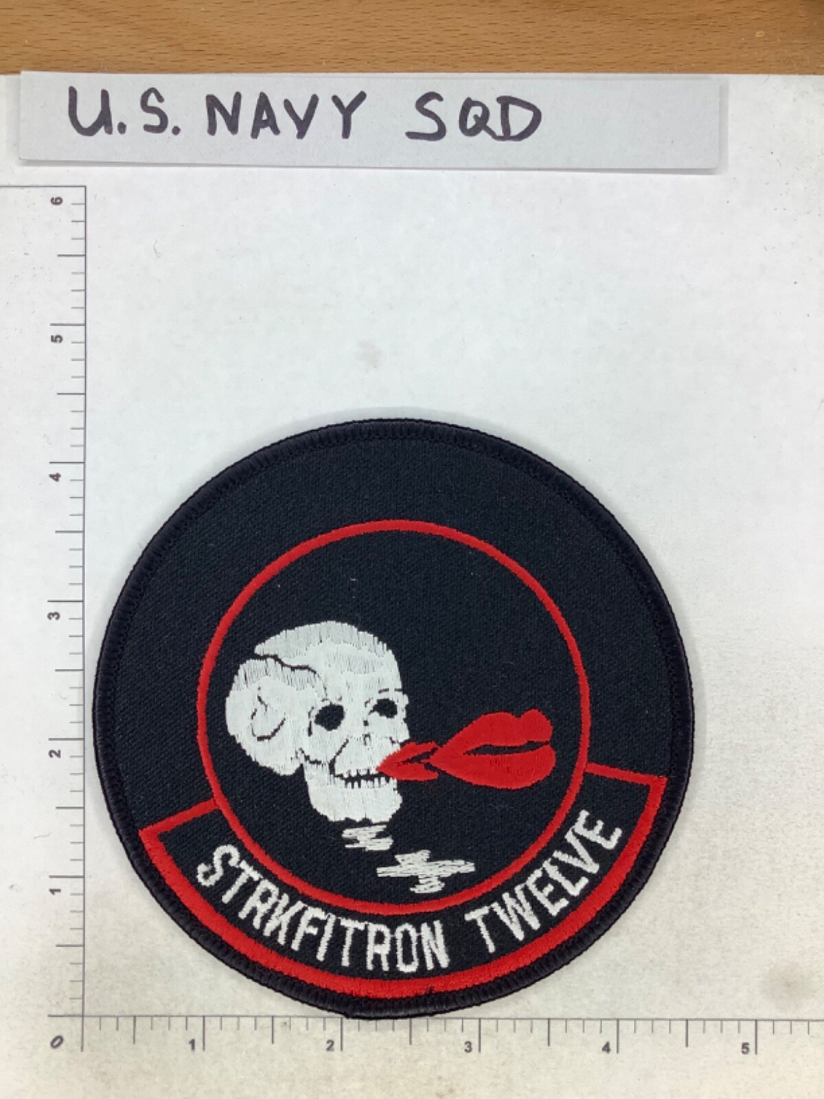 US NAVY STRIKEFITRON 12 SQUADRON  PATCH