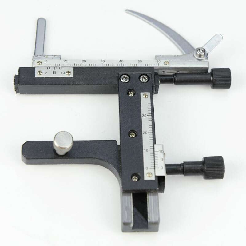 Microscope Attachable Mechanical Moveable Stage X-Y Stage with Scale Specimens