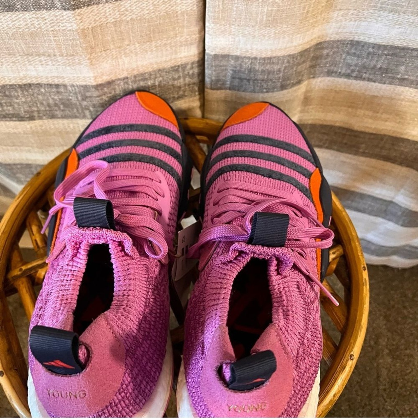Adidas Pink Trae Young 2 Shoes Size 10
