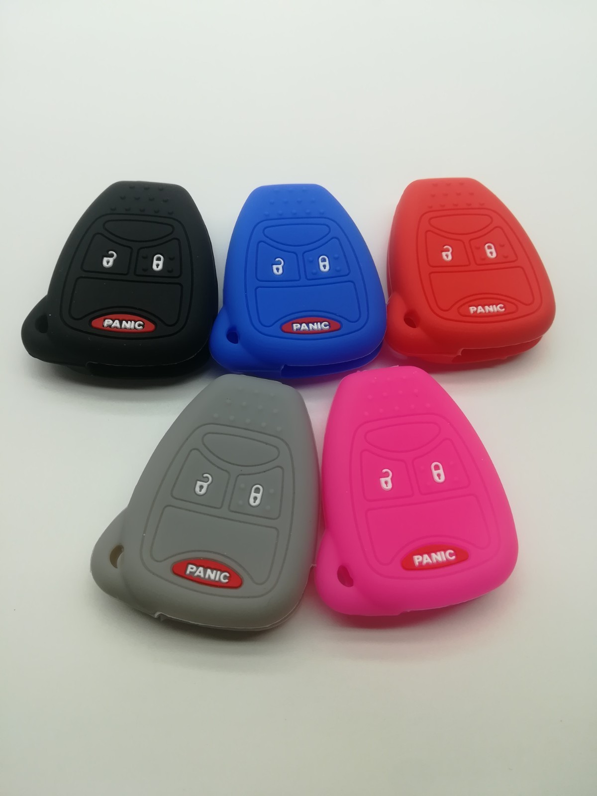 5*Remote Key Cover for 2014 2015 2016 2017 2018 JEEP WRANGLER DODGE OHT692427AA