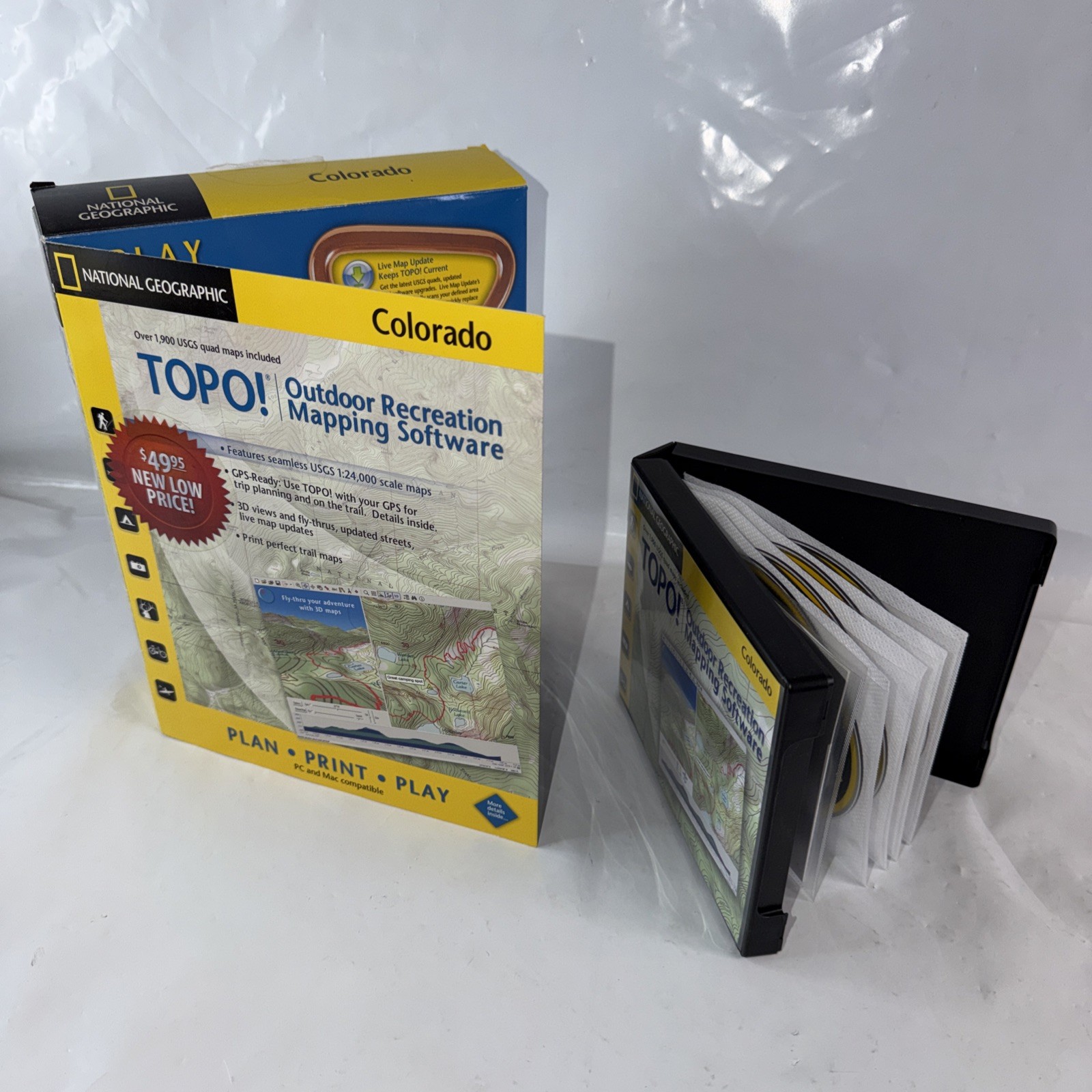 National Geographic TOPO! Colorado Seamless USGS Topographic Maps On 7 CDs
