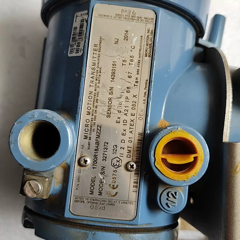 Micro Motion 1700R18ABFMZZZ Flow Sensor Used 1PCS