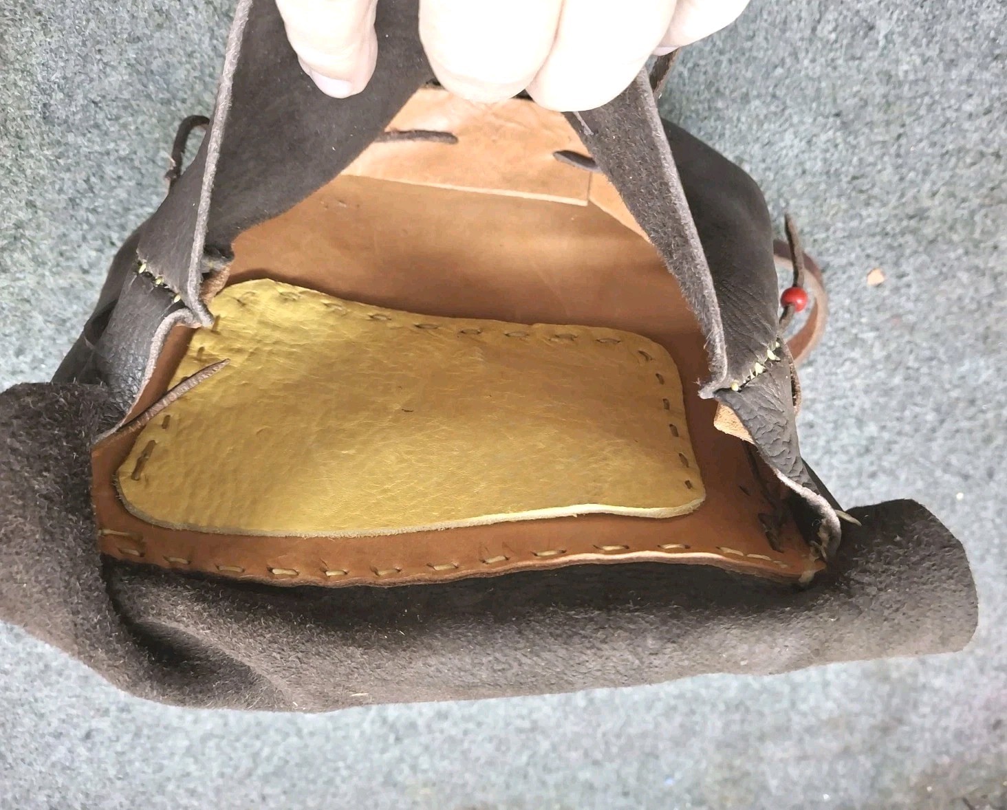 Suede Leather Possibles Bag