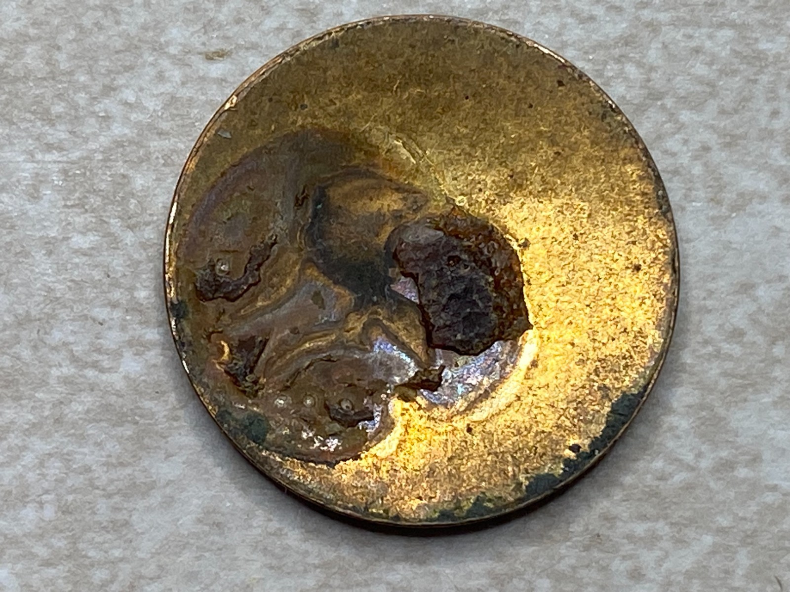 R PH Doctor type pinback like enamel Token T8558