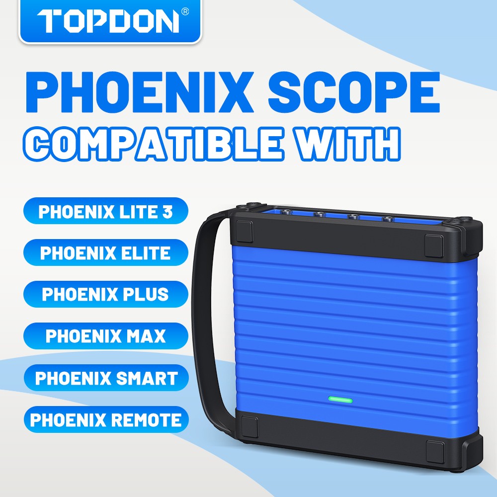 TOPDON Phoenix Scope 4-Channel Auto Oscilloscope for Phoenix Max Smart Scanner
