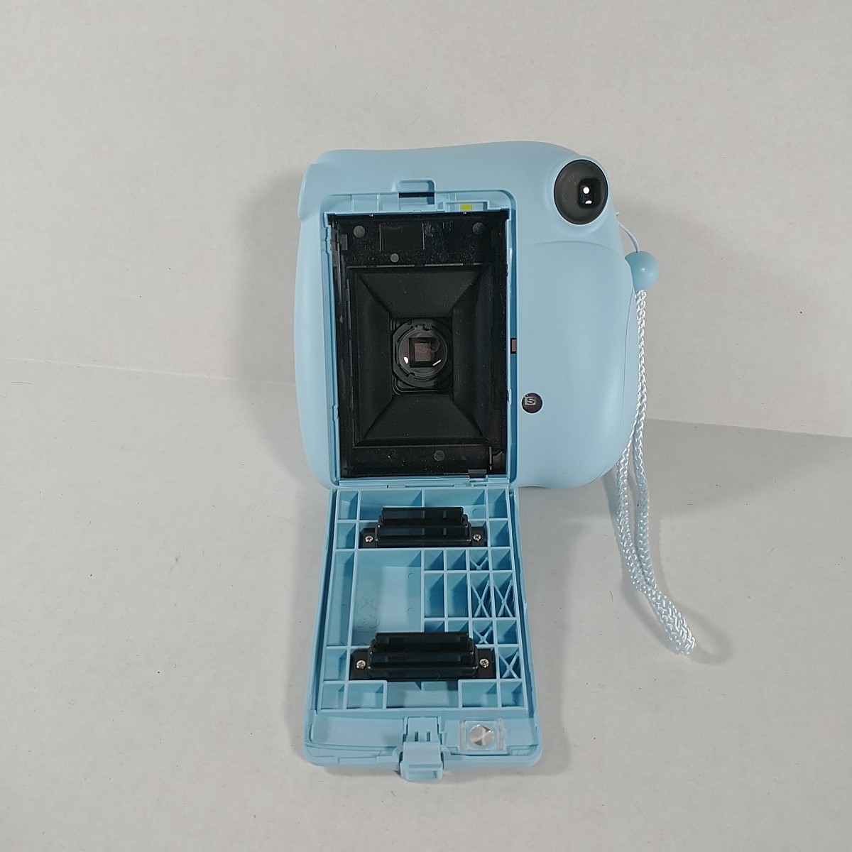 Fujifilm Instax Mini 7+ Instant Camera Blue With Case & Instructions Tested
