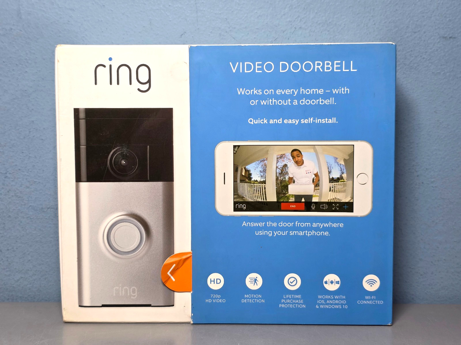 Ring Video Doorbell 720p HD Motion Detection WiFi App Control New & Sealed