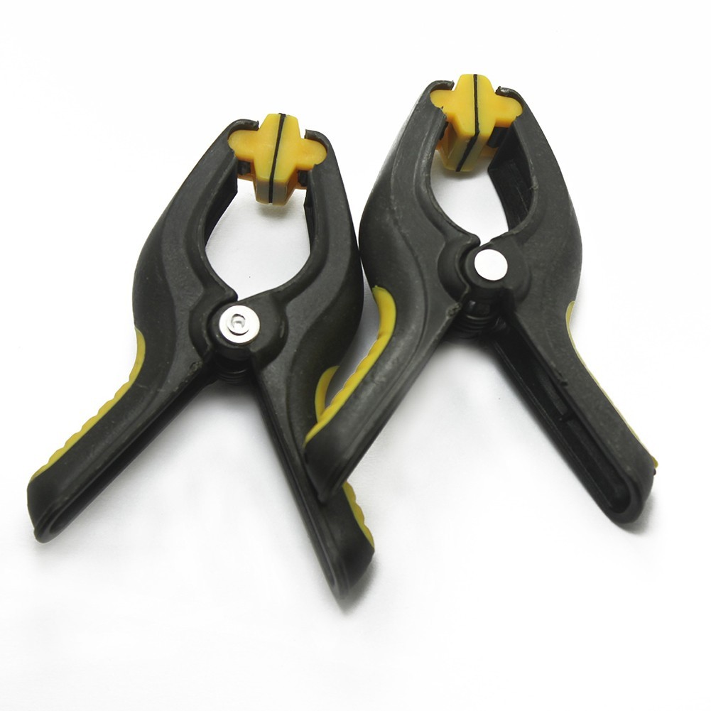 Spring Clamps Tips Plastic Clip Fixture 85*59mm Black High Carbon Steel