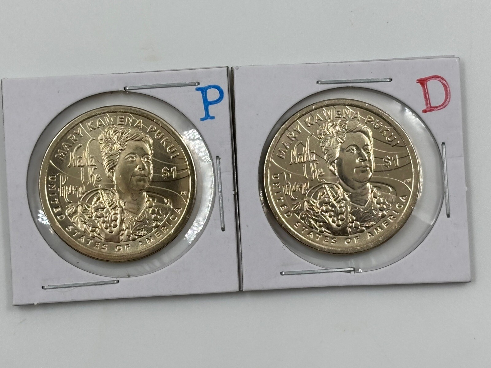 2025 P D Sacagawea $1 MARY KAWENA PUKUI  Native American ⭐ READY 2 SHIP⭐