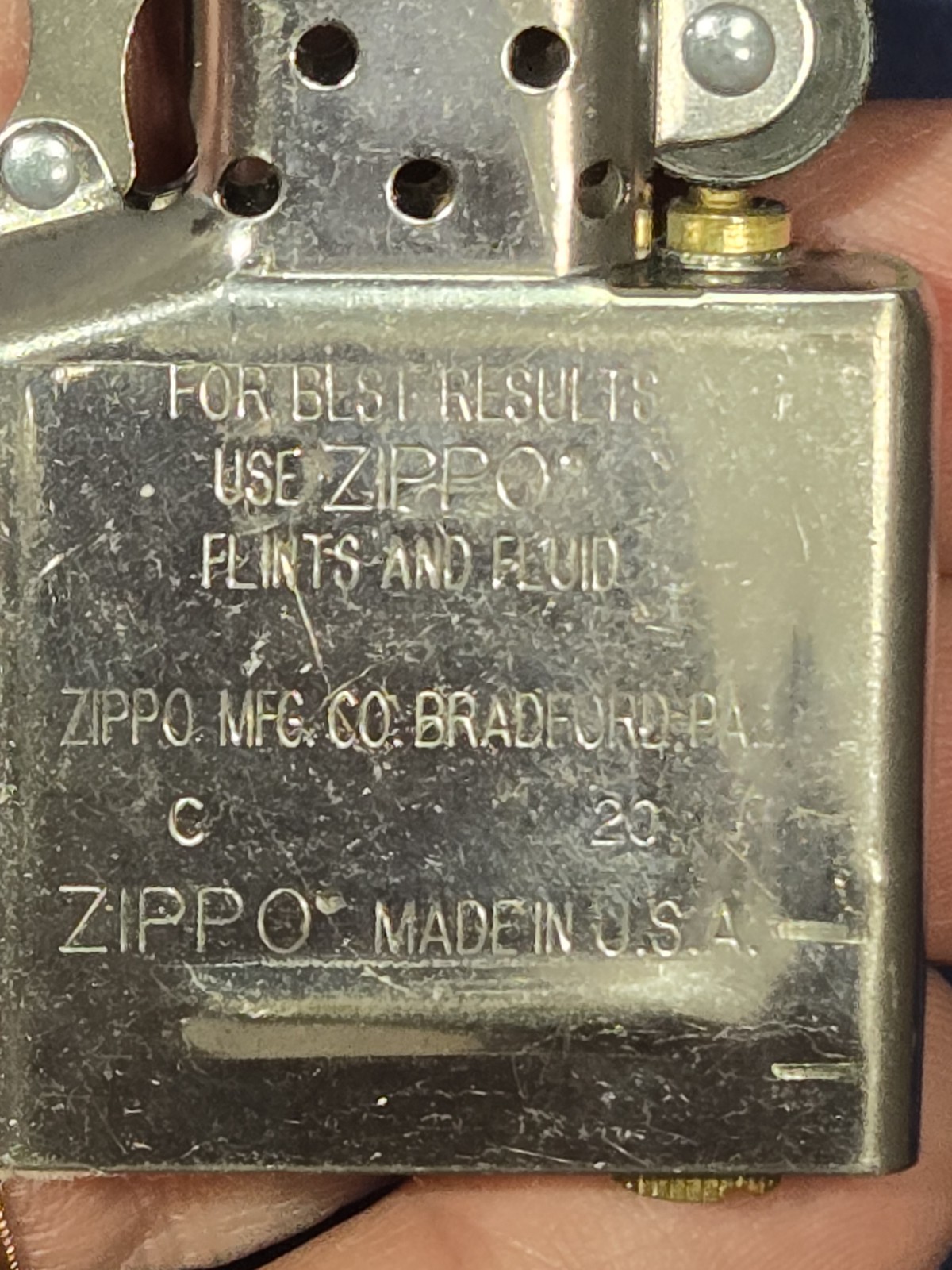 New Zippo Replacement Lighter Insert - Silver - Never Even Fired, New & w/ Box