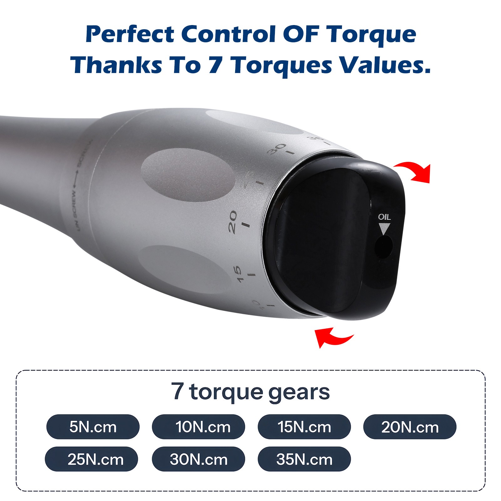Dental Universal Implant Torque Wrench Handpiece Torque Wrench Driver USA