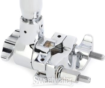 DW Single Tom Mount with Angle Adjustable "V" Clamp