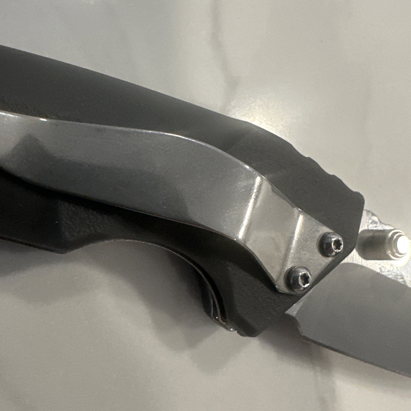 Sanrenmu Drop Point Folding Pocket Knife Blue Nylon CK-SRSK-7084 - New