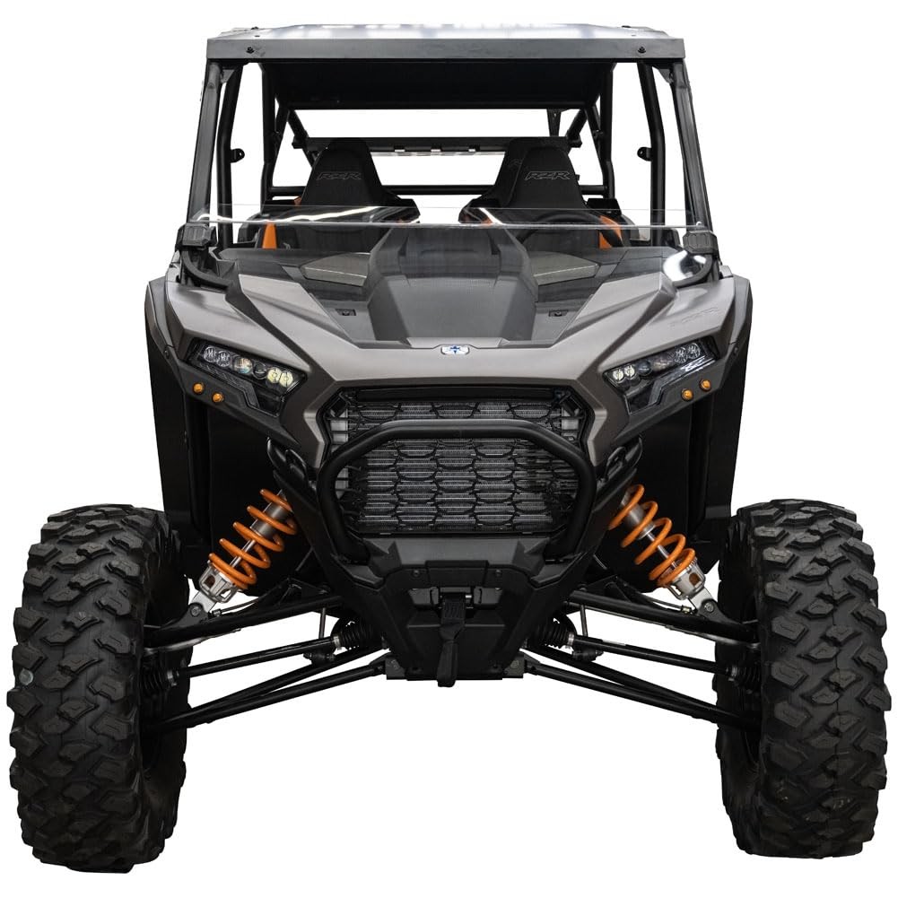 Tusk 186-860-0023314f-e3edbd Removable Half Windshield Clear - Scratch Resistant