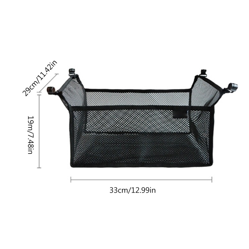 Desk Box Tripod Mesh Basket Organizer Camping Table Bag Folding Net Bag Picnic